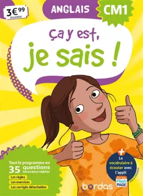 Couverture du produit · Ça y est, je sais ! - Anglais CM1