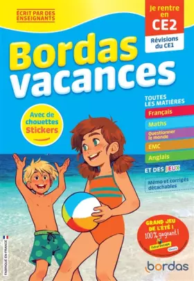 Couverture du produit · Bordas Vacances - Je rentre en CE2