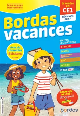 Couverture du produit · Bordas Vacances - Je rentre en CE1 - Cahier de vacances