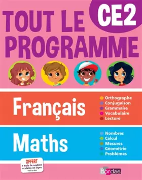Couverture du produit · Tout le programme Français/Maths - CE2