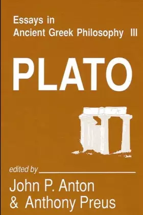 Couverture du produit · Essays in Ancient Greek Philosophy III: Plato