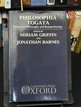 Couverture du produit · Philosophia Togata: Essays on Philosophy and Roman Society