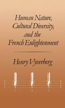 Couverture du produit · Human Nature, Cultural Diversity, and the French Enlightenment