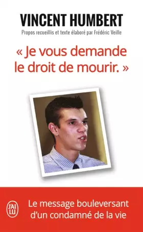 Couverture du produit · Je vous demande le droit de mourir