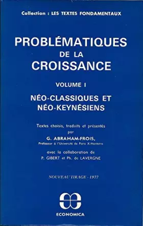 Couverture du produit · Problématiques de la croissance