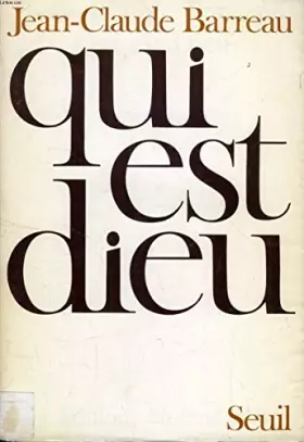 Couverture du produit · Qui est Dieu ?