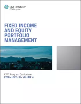 Couverture du produit · Fixed Income And Equity Portfolio Management