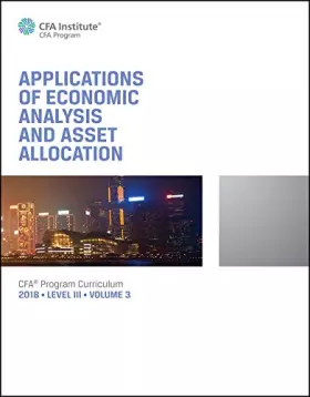 Couverture du produit · Applications of Economic Analysis and Asset Allocation