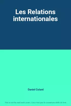 Couverture du produit · Les Relations internationales