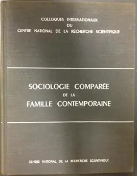 Couverture du produit · Sociologie comparée de la famille contemporaine