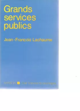 Couverture du produit · Grands services publics