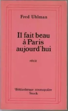 Couverture du produit · Il fait beau à Paris aujourd'hui