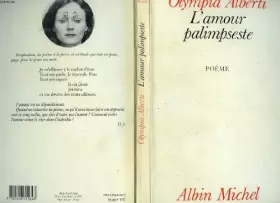 Couverture du produit · L'Amour palimpseste. (suivi de) La Dernière lettre: Poème