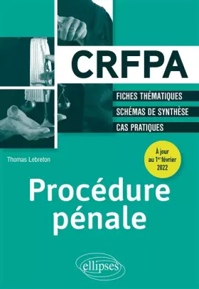 Couverture du produit · Procédure pénale