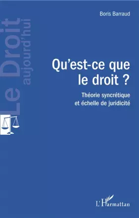 Couverture du produit · Qu'est-ce que le droit ?: Théorie syncrétique et échelle de juridicité