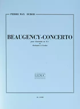 Couverture du produit · Pierre max dubois: beaugency-concerto (clarinet & piano)