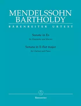 Couverture du produit · Sonate Mib Majeur pour Clarinette et Piano