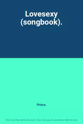 Couverture du produit · Lovesexy (songbook).