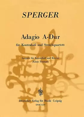 Couverture du produit · Sperger: Adagio in A Major