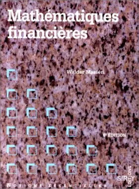 Couverture du produit · Mathématiques financières