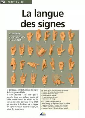 Couverture du produit · La langue des signes