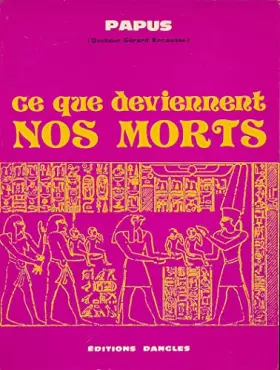 Couverture du produit · Ce que deviennent nos morts