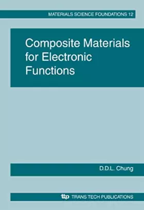 Couverture du produit · Composite Materials for Electronic Functions