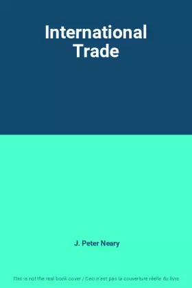 Couverture du produit · International Trade