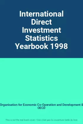 Couverture du produit · International Direct Investment Statistics Yearbook 1998