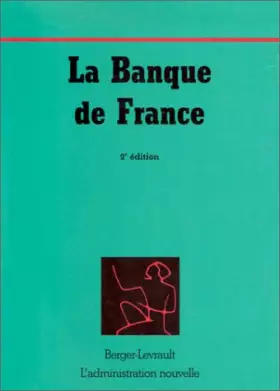 Couverture du produit · La Banque de France