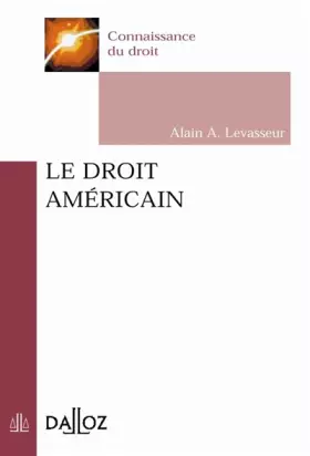 Couverture du produit · Le Droit américain