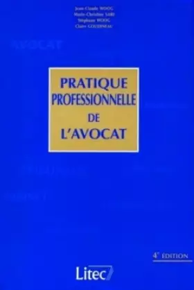 Couverture du produit · Pratique professionnelle de l'avocat