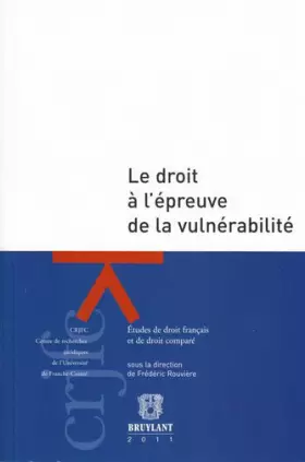 Couverture du produit · Le Droit à l'épreuve de la vulnérabilité