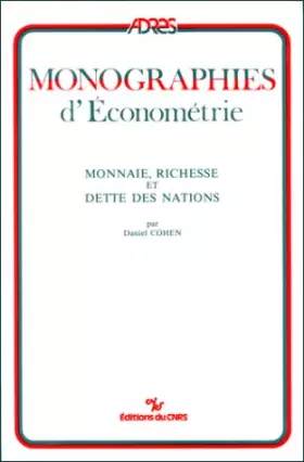 Couverture du produit · Monnaie, richesse et dette des nations, 3