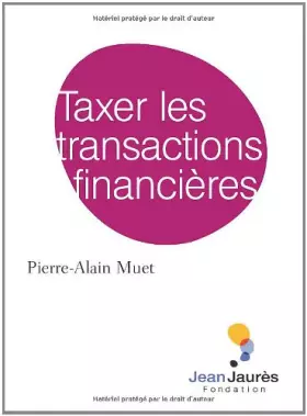 Couverture du produit · Taxer les transactions financières
