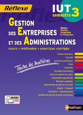 Couverture du produit · Gestion des Entreprises et des Administrations - S3 - Option CF - Toutes les matières