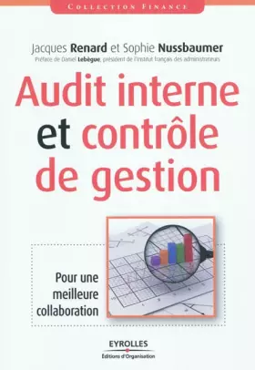 Couverture du produit · Audit interne et contrôle de gestion : Pour une meilleure collaboration