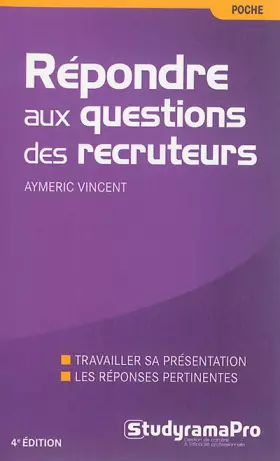 Couverture du produit · Répondre aux questions des recruteurs