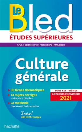 Couverture du produit · Bled Culture générale, examens et concours 2021