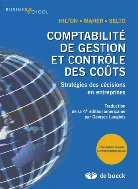 Couverture du produit · Comptabilité de gestion et contrôle des coûts