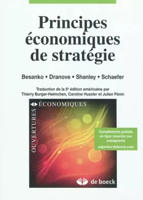 Couverture du produit · Principes économiques de stratégie