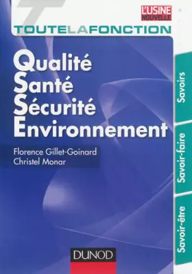 Couverture du produit · Toute la fonction QSSE (Qualité/ sécurité/ Environnement): SAvoir/ Savoir-faire/ Savoir être