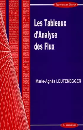 Couverture du produit · Les tableaux d'analyse des flux
