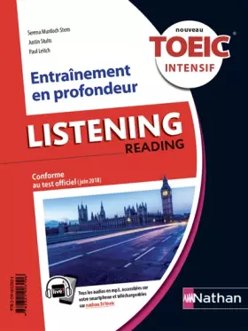 Couverture du produit · TOEIC® intensif - Entraînement Listening/Reading