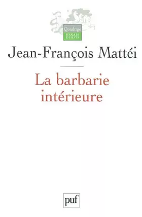 Couverture du produit · La Barbarie intérieure