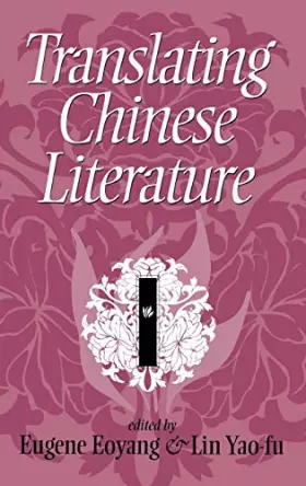 Couverture du produit · Translating Chinese Literature