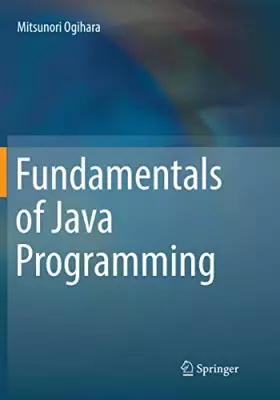 Couverture du produit · Fundamentals of Java Programming