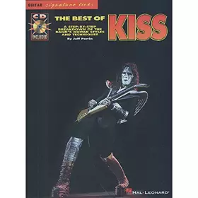 Couverture du produit · The Best of Kiss: A Step-By-Step Breakdown of the Band's Guitar Styles and Techniques