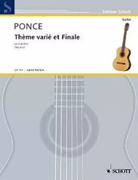 Couverture du produit · Thème varié et Finale: guitar.