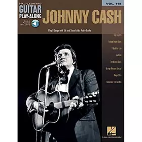Couverture du produit · Johnny Cash Guitar Play-Along Volume 115 - Book/Online Audio (Guitar Play-along, 115)